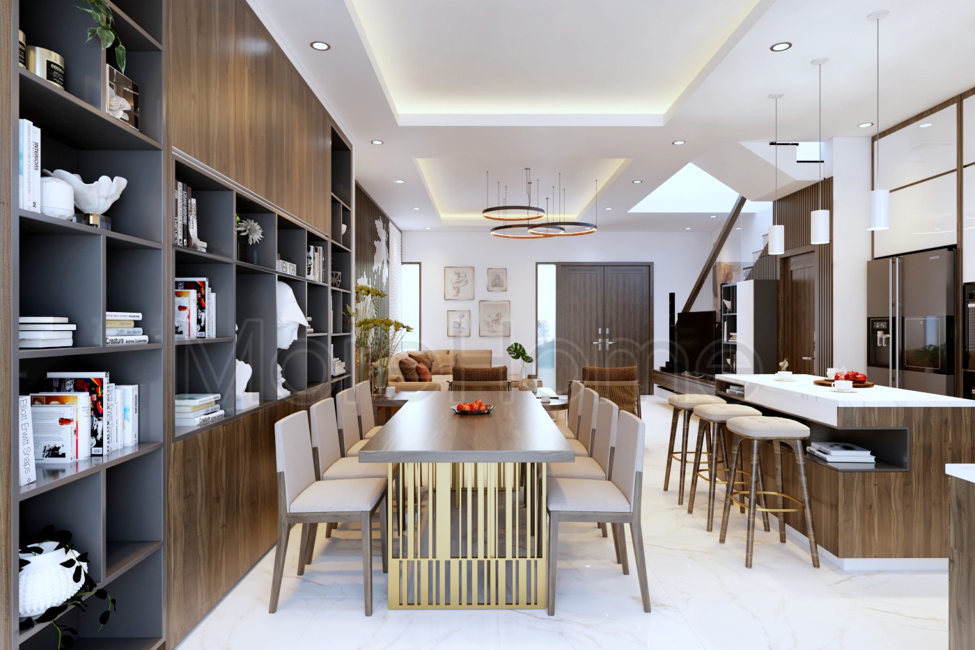 Thiết kế nội thất nhà phố Palm City Thiết kế nội thất nhà phố Palm City